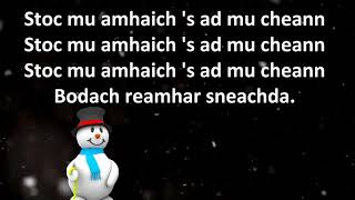 Rinn sinn bodach sneachd Òrain Nollaig [upl. by Donia]