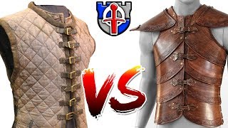 Why padded armor gambeson is WAY better than leather armor [upl. by Eerol]