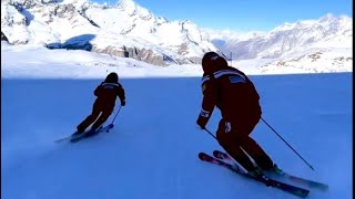 Skiing in Gstaad with Benz Reichenbach in Switzerland 🇨🇭 ⛷❄️ [upl. by Rebma975]