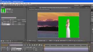 After Effects CS4 Keylight Green Screen Tutorial [upl. by Niahs]