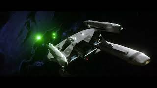 Kobayashi Maru under fire  Blender 3D 4K  No Sound [upl. by Elena]