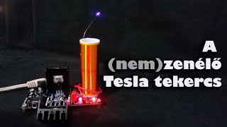 A nemzenélő Tesla tekercs  DIY Mini Tesla Coil Module ◆ Eszközteszt [upl. by Yerfoeg694]