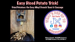 Easy Way to Dice Fried Potatoes [upl. by Birkle691]