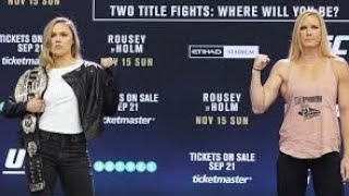 Holly Holm vs Ronda Rousey [upl. by Bac568]