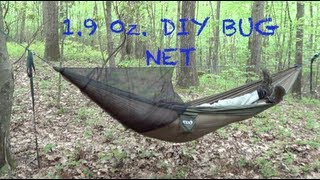 19 oz DIY Hammock Bug Net [upl. by Atirec]