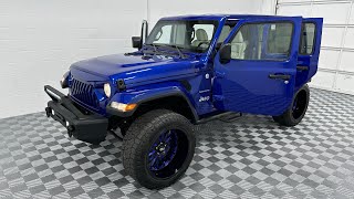 2020 Jeep Wrangler Unlimited Sahara Byron Center Motors [upl. by Nonnelg]