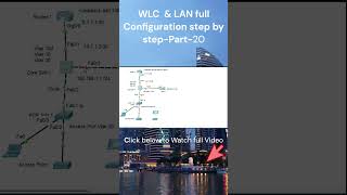 How to configure Wireless amp LAN Network WLC amp LAN full Configuration step by step Part 20 [upl. by Atekihc138]