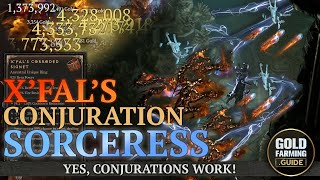 Diablo 4 XFals Conjuration Build Hydra Spark Lightning Spear New Sorceress Guide Season 2Eternal [upl. by Yngiram]