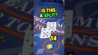 Is this a split Blackjack Strategy BlackjackStrategy [upl. by Quillan797]