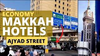 Budget Hotels in Makkah  Ajyad Makkah Hotels  Economy hotel Makkah [upl. by Haelat]