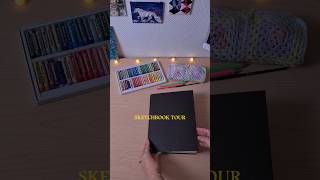 Sketchbook Tour ⭐️ Mixed Media Sketchbook Flip Through shorts sketchbook sketchbooktour [upl. by Aretina]