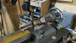 Myford ml7 lathe Part13 Tailstock DRO [upl. by Reffinej]