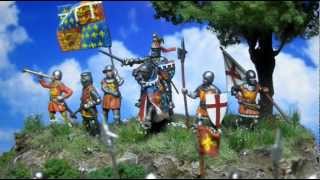 The Battle of Crecy 172 scale diorama [upl. by Nnaycnan]