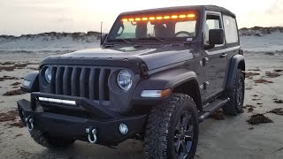 stealth lightbar for a JEEP WranglerQuadratec LED Interior Mount 50” [upl. by Nemzzaj]