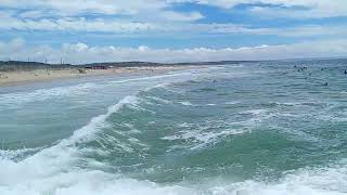 Waves of the Atlantic Ocean at Costa de Caparica [upl. by Bratton129]