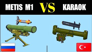 Karaok vs MetisM1  Anti Tank Missile  ATGM [upl. by Tower757]