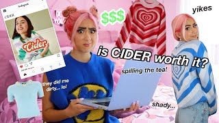 Spilling the TEA on Shop CIDER Is it really worth it Shop Cider Haul  Review [upl. by Nyrhtakyram]