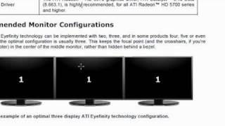 AMD Radeon HD 6950 Eyefinity Technology Setup Tutorial  Part 1 [upl. by Ahset]