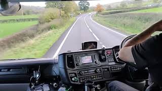 LGVHGV Scania R450 Cockpit View Ruthin North Wales [upl. by Madonia616]