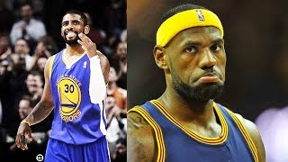 KYRIE IRVING JOINS THE WARRIORS LEBRON ANGRY NBA 2K17 Gameplay [upl. by Cori]