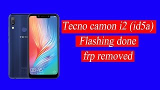 tecno camon i2 id5a flashing done [upl. by Gamin]