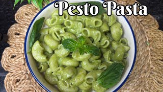 Pesto Pasta Recipe  Basil Pesto Pasta Recipe Quick pesto pasta recipe [upl. by Eahsat]