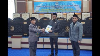 WABUP ZULQOINI HADIRI RAPAT PARIPURNA DPRD PESIBAR PENYAMPAIAN NOTA KEUANGAN RANPERDA APBD TA 2025 [upl. by Rockey659]