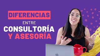 📌 DIFERENCIAS entre CONSULTORÍA y ASESORÍA  Para marcas personales [upl. by Solana979]