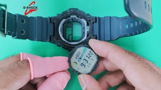 How to change the movement Casio GShock G7900  Module No 3194 [upl. by Natalee]