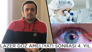 Lazer göz ameliyatı sonrası 4 yıl  Göz çizdirme  iLasik  PRK Lazer [upl. by Peednam]