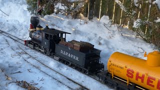 Garden Trains in the Snow [upl. by Lillith]