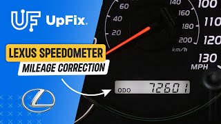 Lexus Speedometer Odometer Mileage CorrectionFixChange Service for Instrument Cluster by UpFix [upl. by Ydasahc]