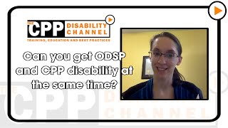 CPP Disability  Can you get ODSP and CPPD at the same time [upl. by Yehc]