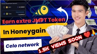 Earn extra JMPT Token 🔥 by celo network  Earn money💰 by Honeygain  jmpt withdrawal [upl. by Romulus]