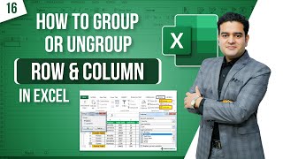 How To Group and Ungroup Rows and Columns in Excel  Group and Ungroup in Excel  excelcourse [upl. by Asirap331]