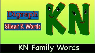 phonics Digraph KN Sound  Sikent K Words english [upl. by Hansen]