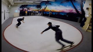 Varbergs Skatehall  Best mini bowl in Sweden [upl. by Kenton]