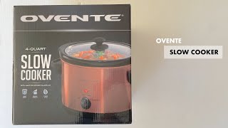 OVENTE SLOW COOKER UNBOXING [upl. by Grady]