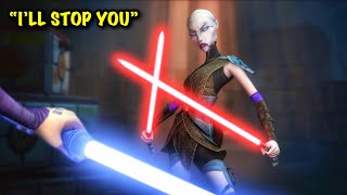 What If Ventress STOPPED Barriss Offee From Bombing The Jedi Temple [upl. by Starla]