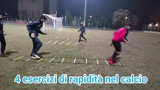 4 esercizi di rapidità nel calcio [upl. by Alihet]