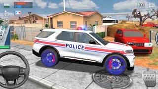 New White Paint Police Car Simulator  Police Sim 2022  Part  20  Darcrays Plays [upl. by Pammie]