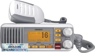 Uniden UM385 25 Watt Fixed Mount Marine Vhf Radio Waterproof IPX4 Review [upl. by Ilek386]