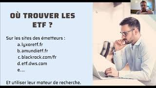 Webinaire ETF  comment trouver et choisir vos ETF  Lyxor Blackrock Vanguard Amundi etc [upl. by Pope635]