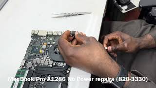 MacBook Pro A1286 No Power repairs 8203330 [upl. by Nicholle]