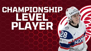 Detroit Red Wings nab CHAMPIONSHIP level player in NHL Draft [upl. by Nyvlem]