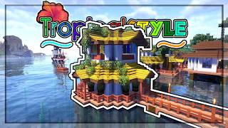 This LUXURY Build is Exactly what we need  TROPICAL STYLE  MineColonies 120  Ep18 [upl. by Evetta105]