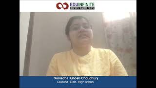 Calcutta Girls High School topper talks about EDUINFINITE Coaching Classes for Board amp JEE Exams [upl. by Yenaled125]