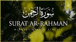 Sura Rahman with English Audio Translation  Mishary Al Afasy Mishary Rashid [upl. by Aniahs]