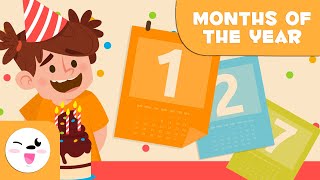 Months of the Year  Vocabulary for Kids [upl. by Kurr788]