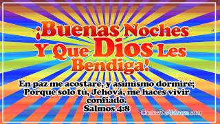 Buenas Noches  Video Tarjetas Cristianas Gratis 102912 [upl. by Acilegna]